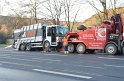 VU Muellwagen umgestuerzt Koeln Buchforst Heidelbergerstr P268